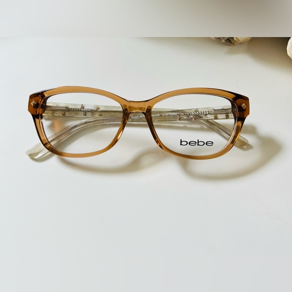 New BeBe woman’s Petite Eyeglass Frame BB5066 Topaz Petite Fit - Picture 1 of 6
